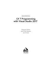 book Beginning C# 7 Programming with Visual Studio  2017