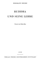 book Buddhismus: Buddha und seine Lehre