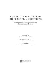 book Numerical Solution of Differential Equations. Introduction to Finite Difference and Finite Element Methods