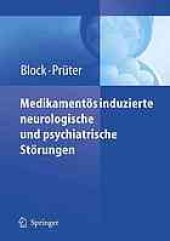 book Medikamentös induzierte neurologische und psychiatrische Störungen.