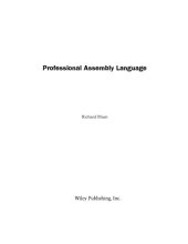 book Professional Assembly Language