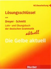 book Lehr- und Übungsbuch der deutschen Grammatik - aktuell: Lösungsschüssel