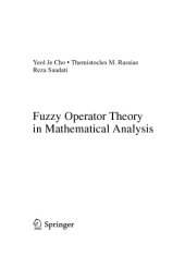 book Fuzzy Operator Theory in Mathematical Analysis