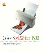 book Color Stylewriter 1500 Manual. Setting up and using your printer