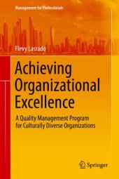 book Achieving Organizational Excellence