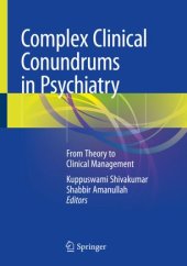 book Complex Clinical Conundrums in Psychiatry