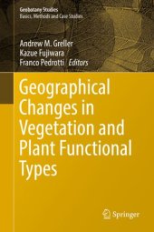 book Geographical Changes in Vegetation and Plant Functional Types