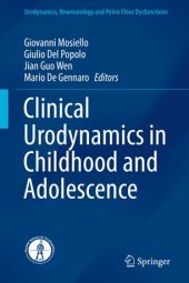 book Clinical Urodynamics in Childhood and Adolescence