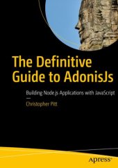 book The Definitive Guide to AdonisJs