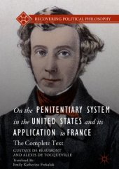 book On the Penitentiary System in the United States and its Application to France