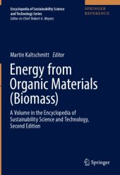 book Energy from Organic Materials (Biomass)