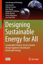 book Designing Sustainable Energy for All