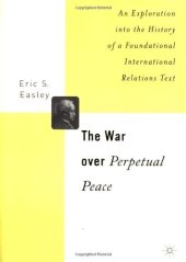 book The war over perpetual peace