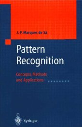 book Pattern Recognition - Concepts, Methods And Applications