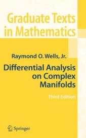 book Differential Analysis On Complex Manifolds