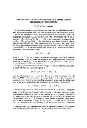 book The Product Of Generators of Finite Generations by reflections