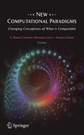 book New Computational Paradigms: Changing Conceptions of What is Computable