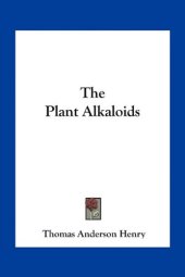 book The Plant Alkaloids