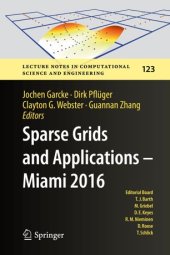 book Sparse Grids and Applications - Miami 2016