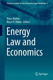 book Energy Law and Economics