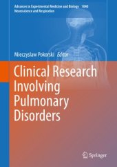 book Clinical Research Involving Pulmonary Disorders