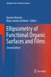 book Ellipsometry of Functional Organic Surfaces and Films