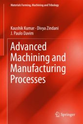 book Advanced Machining and Manufacturing Processes