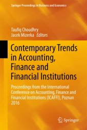 book Contemporary Trends in Accounting, Finance and Financial Institutions