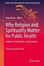 book Why Religion and Spirituality Matter for Public Health