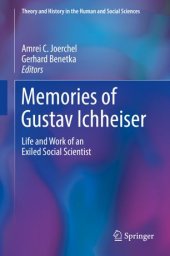 book Memories of Gustav Ichheiser