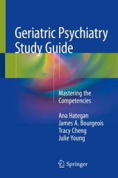 book Geriatric Psychiatry Study Guide