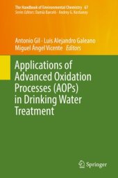 book Applications of Advanced Oxidation Processes (AOPs) in Drinking Water Treatment