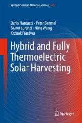 book Hybrid and Fully Thermoelectric Solar Harvesting