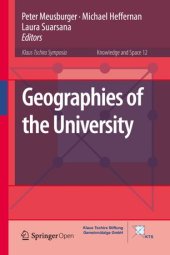 book Geographies of the University