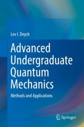 book Advanced Undergraduate Quantum Mechanics