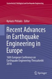 book Recent Advances in Earthquake Engineering in Europe