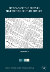 book Fictions of the Press in Nineteenth-Century France