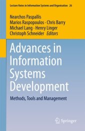 book Advances in Information Systems Development