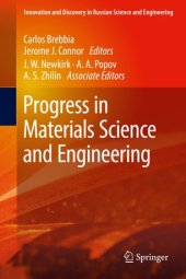 book Progress in Materials Science and Engineering