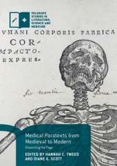 book Medical Paratexts from Medieval to Modern