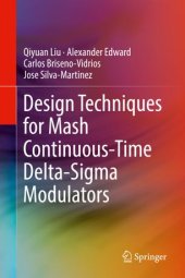 book Design Techniques for Mash Continuous-Time Delta-Sigma Modulators