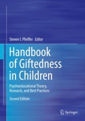 book Handbook of Giftedness in Children