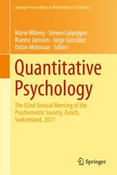 book Quantitative Psychology