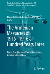 book The Armenian Massacres of 1915–1916 a Hundred Years Later