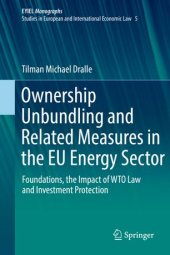 book Ownership Unbundling and Related Measures in the EU Energy Sector