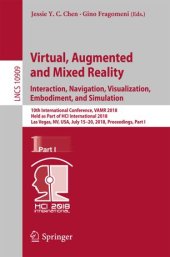 book Virtual, Augmented and Mixed Reality: Interaction, Navigation, Visualization, Embodiment, and Simulation