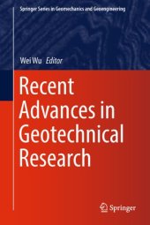 book Recent Advances in Geotechnical Research