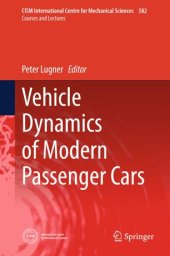 book Vehicle Dynamics of Modern Passenger Cars