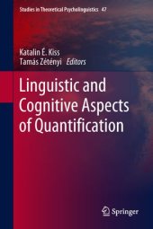 book Linguistic and Cognitive Aspects of Quantification