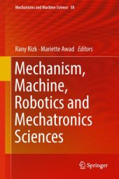 book Mechanism, Machine, Robotics and Mechatronics Sciences